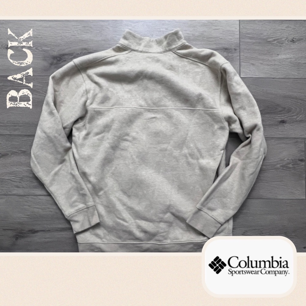 ***Columbia -Beige Pullover•EUC Size•large+Sweatshirt++Oversized sweatshirts *** - Picture 3 of 7